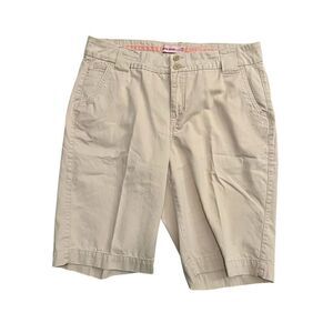DUCK HEAD Women’s Khaki Bermuda Shorts Size 14